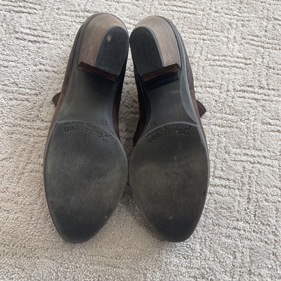 Paul Green Munchin Women Chelsea Boots 6.5 Brown Heeled Slouchy Suede Leather 3” - Picture 7 of 12